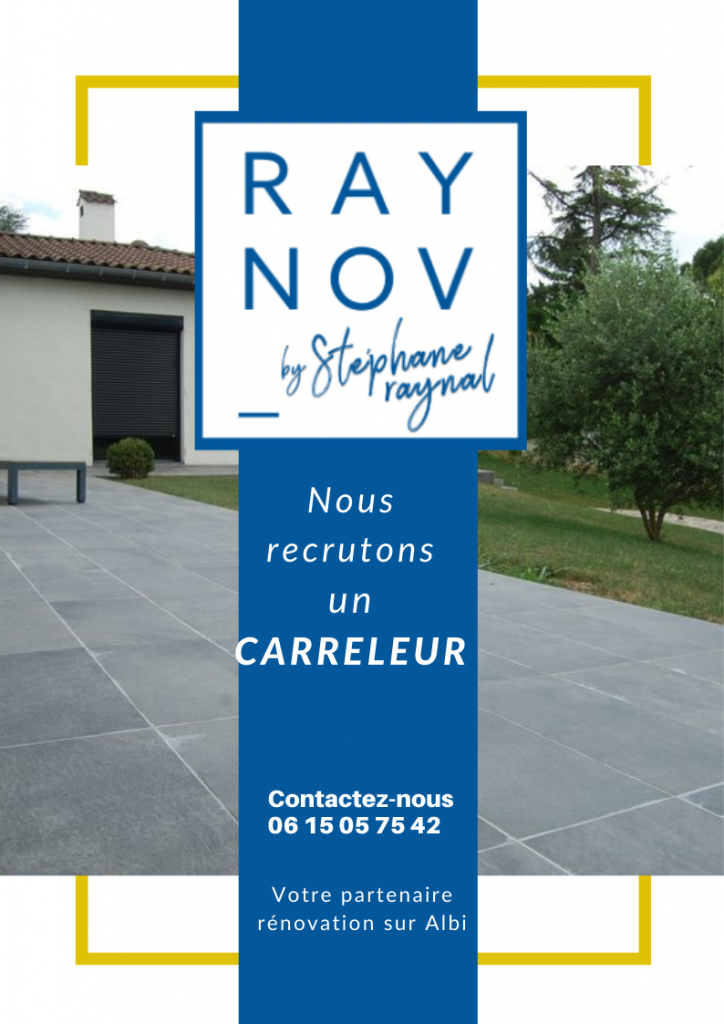 Raynov recrute un carreleur à Albi, Tarn, Occitanie